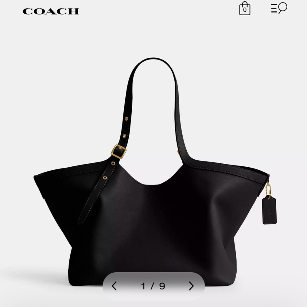 Coach Gramercy Black Tote Bag